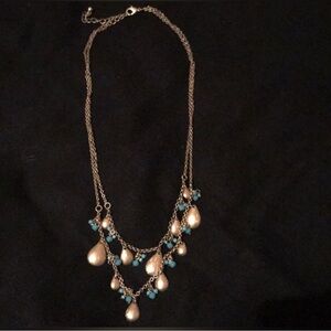 🎉4/$20🎉Elegant faux Pearl and Turquoise Necklace